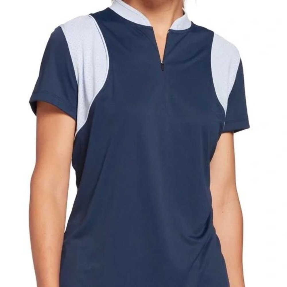 NWT Slazenger Women's Perforated Golf Polo - Picture 3 of 3